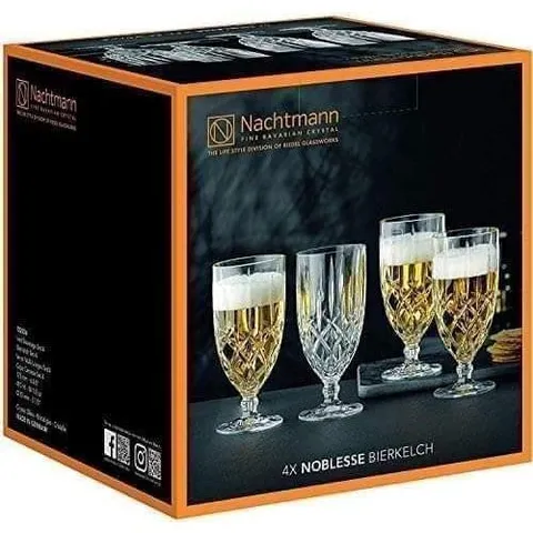 Bộ 4 ly bia Nachtmann Noblesse 102556, 425ml dáng cao
