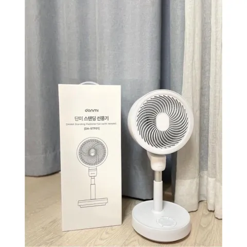 Quạt tích điện Danmi nội địa Hàn - Màu trắng