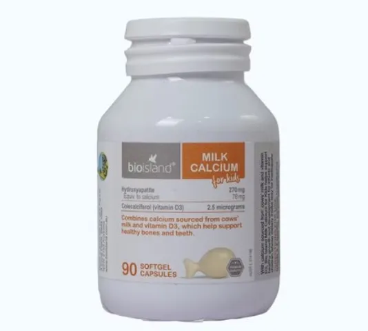 [Nhập khẩu] Canxi Bio Island Cho Bé – Bổ Sung Canxi Và Vitamin D3, Hỗ Trợ Phát Triển Chiều Cao Cho Trẻ Từ 7 Tháng Tuổi