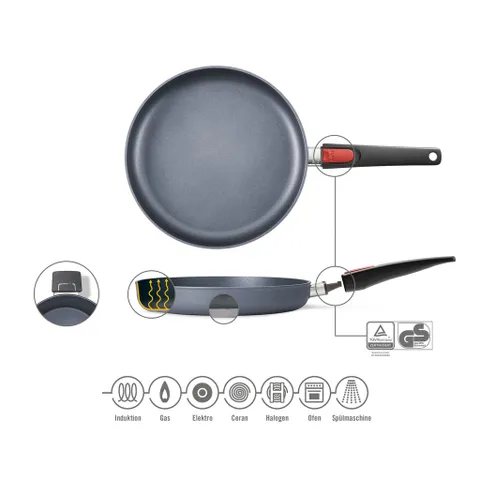 Chảo rán Woll Eco Lite Fry 28cm