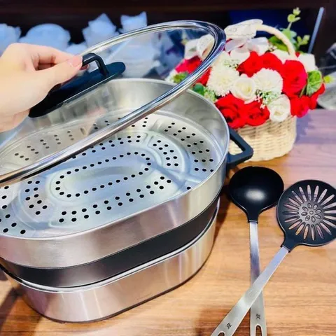 NỒI LẨU KIÊM HẤP WMF LONO- LẨU TẠI GIA CHỈ TRONG PHÚT MỐT