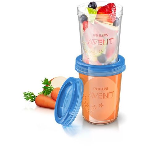 Bộ cốc bảo quản thức ăn trẻ em Philips Avent SCF639/05