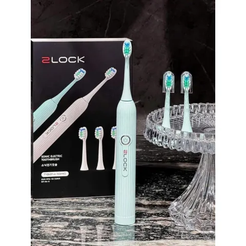 Combo bàn chải điện  2lock + Máy tiệt trùng bản chải điện 2lock