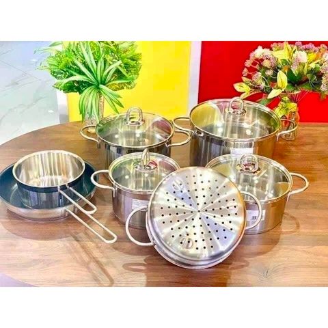 Bộ nồi Silit Diamant 7 món - thép không gỉ