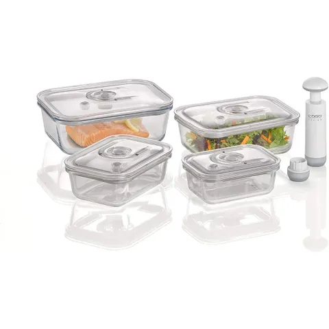 Combo sản phẩm rổ quay rau, máy xay thịt Caso dùng pin, set hộp thực phẩm Caso