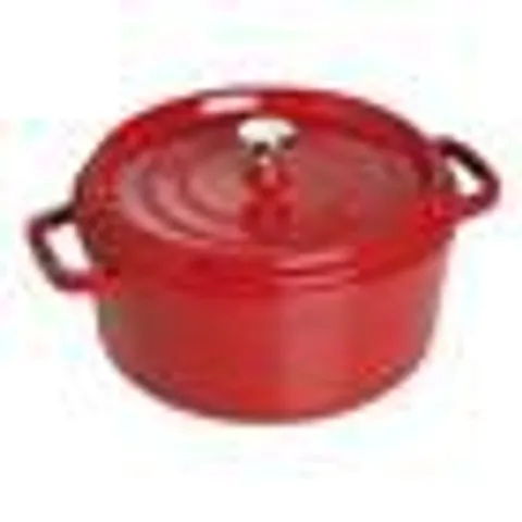 Nồi gang Staub cocotte 24cm - Màu đỏ - Sản xuất Pháp