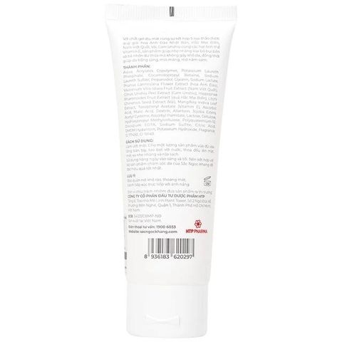 Sữa rửa mặt thảoo dượcc sáng da, mờ sạm Sắc Ngọc Khang 100g