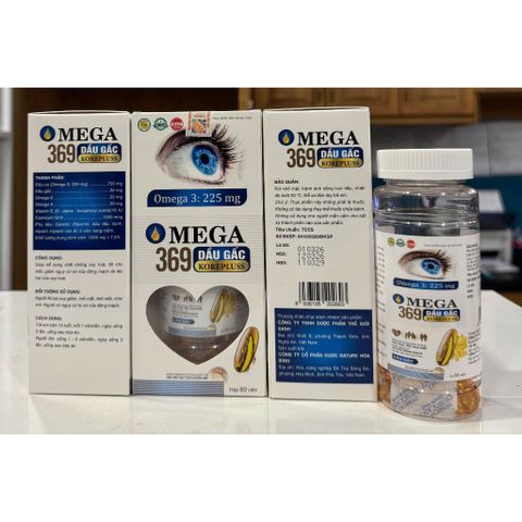 OMEGA 369 DẦU GẤC KOREPLUSS - Hộp 60 viên