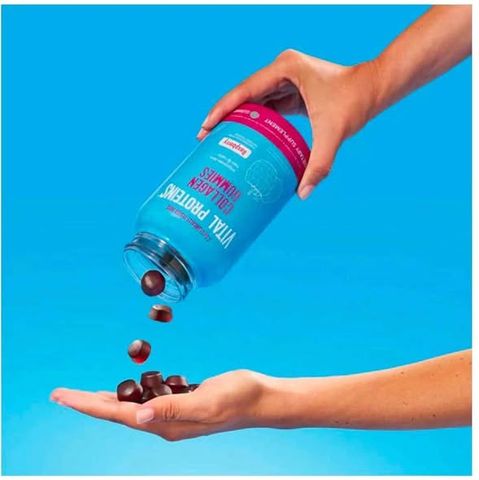Kẹo dẻo Vital Proteins Collagen Gummies vị Raspberry 128 viên