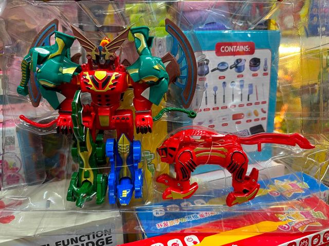 Bộ mô hình lắp ráp robot biến hình mô phỏng siêu nhân GAO GAORANGER BIAN 6804 giao mẫu ngẫu nhiên Beast fit  Bách thú đại hợp thể
