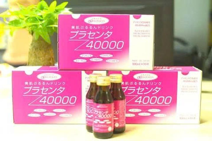 Nước uống đẹp da Placenta 40000 Premium 100ml x 10 lọ
