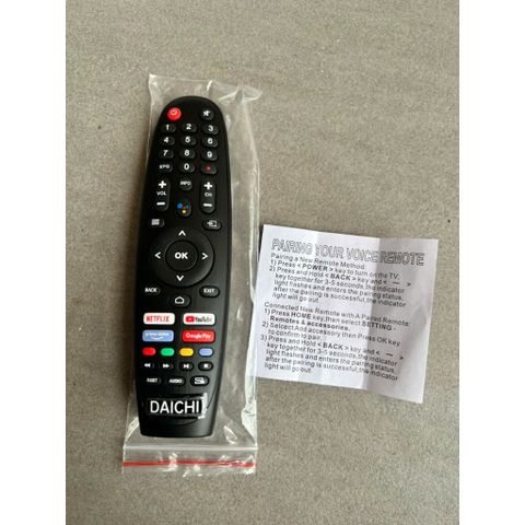 Điều khiển GIỌNG NÓI VOICE tivi DAIICHI HÀNG MỚI phím bấm êm + TẶNG PIN
