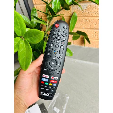 Điều khiển GIỌNG NÓI VOICE tivi DAIICHI HÀNG MỚI phím bấm êm + TẶNG PIN