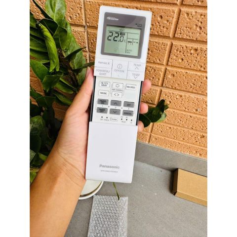 [PANASONIC CHÍNH HÃNG] Điều Khiển Máy Lạnh Nắp Trượt 2 Chiều – Hỗ Trợ Giảm Nhiệt 16°C – Fullbox Tặng Pin