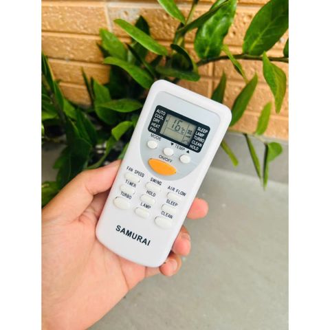 [HÀNG CHUẨN PHÍM ÊM] Remote điều khiển máy lạnh SAMURAI 2 chiều – Thiết kế ngắn gọn, tặng kèm pin