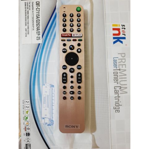 Remote Điều Khiển Tivi Sony RMF-TX600U – Hàng Mới, Logo Sony Mạ Bạc, Bảo Hành 6 Tháng, Kèm Pin
