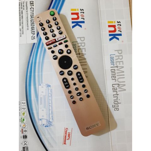 Remote Điều Khiển Tivi Sony RMF-TX600U – Hàng Mới, Logo Sony Mạ Bạc, Bảo Hành 6 Tháng, Kèm Pin