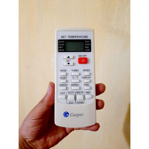 Điều khiển điều hòa Casper-1 các dòng Casper 1HP 1.5HP 2HP SC- AH- GC- EC- EH-GH-Hàng tốt-Tặng kèm pin