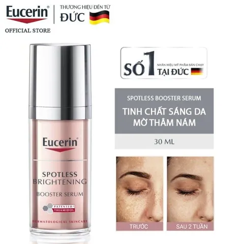 [Eucerin][Kèm Quà Tặng] Serum Dưỡng Sáng Da, Mờ Thâm Nám 30ml - Spotless Brightening Booster Serum