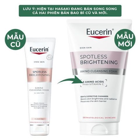 [Eucerin] [Kèm Quà Tặng] Sửa Rửa Mặt Sáng Da  - Even Skin Spotless Brightening Gentle Cleansing Foam