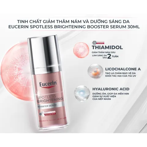 [Eucerin][Kèm Quà Tặng] Serum Dưỡng Sáng Da, Mờ Thâm Nám 30ml - Spotless Brightening Booster Serum