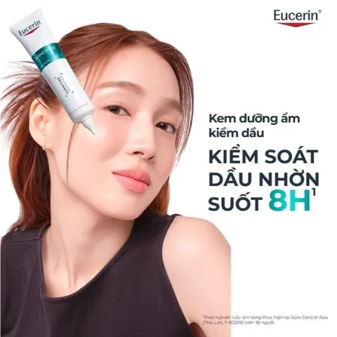 [Eucerin][Kèm Quà Tặng] Kem Dưỡng Giúp Làm Giảm Dầu & Mụn 40ml - Dermopure Clinical Mat Fluid