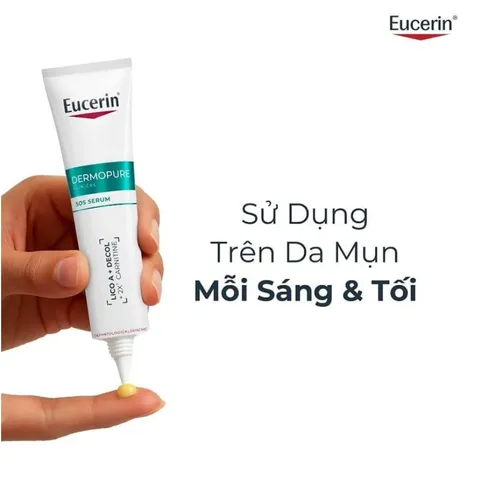 [ Eucerin] [Kèm Quà Tặng] Serum Dưỡng Cho Da Mụn 40ml - Dermopure Clinical SOS Serum