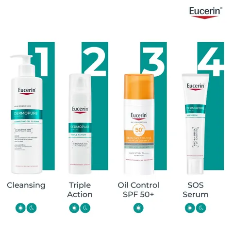 [ Eucerin] [Kèm Quà Tặng] Serum Dưỡng Cho Da Mụn 40ml - Dermopure Clinical SOS Serum