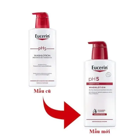 [Eucerin][Kèm Quà Tặng] Sữa Tắm Dịu Nhẹ Cho Da Nhạy Cảm - pH5 Washlotion