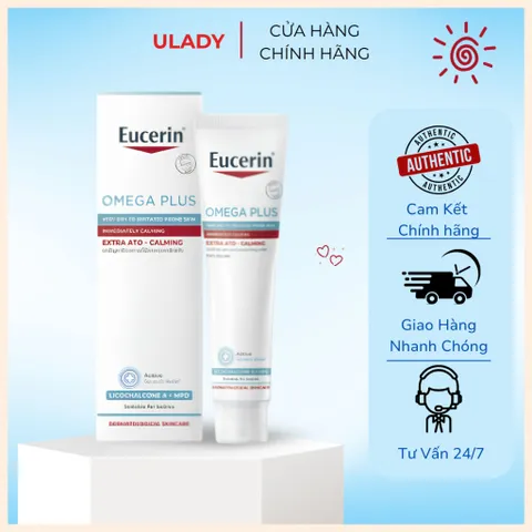 [Eucerin] [Kèm Quà Tặng] Kem Dưỡng Giúp Phục Hồi & Tái Tạo Da 50ml - Omega Ato-Calming Face Cream