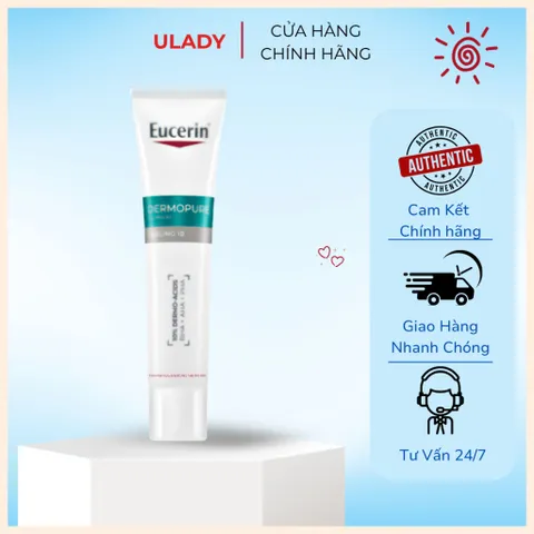[Eucerin][Quà Tặng] Gel Giảm Mụn Dành Cho Mụn Viêm & Không Viêm 40ml- Dermopure Clinical Peeling 10