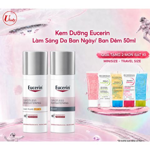 [Eucerin] [Kèm Quà Tặng] Kem Dưỡng Làm Sáng Da Ban Ngày/Ban Đêm - Spotless Brightening Day/Night