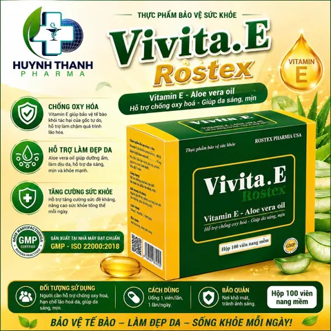 VIVITA.E ROSTEX - HỘP 100 VIÊN