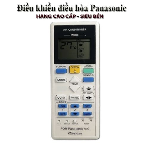 Điều Khiển Điều hòa Panasonic 2 Chiều Inverter ( Bản To)
