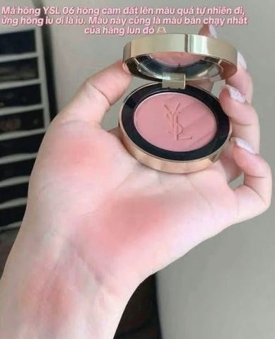 Phấn má hồng YSL #06 Rose Haze cam đào tươi tắn, bền màu, hàng chính hãng, giá tốt 🏷️