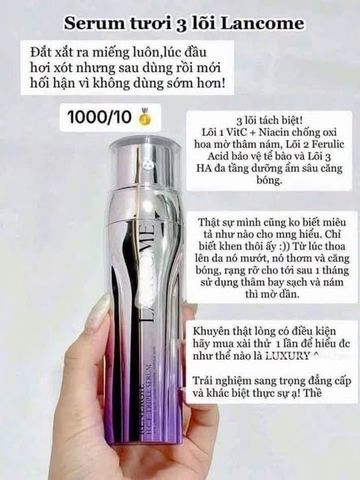 Serum Lancome Rénergie H.C.F Triple  50ml - dòng tươi 3 lõi hỗ trợ trẻ hóa da, săn chắc , se khít lỗ chân lông