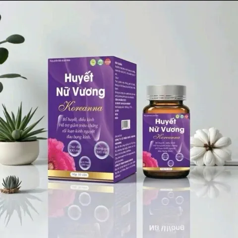 Huyết Nữ Vương Koreanna [Hộp 30 viên] bổ huyết điều kinh hỗ trợ giảm triệuu chứngg rối loạn kinh nguyệt đau bụng kinh