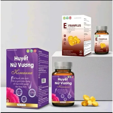 Huyết Nữ Vương Koreanna [Hộp 30 viên] bổ huyết điều kinh hỗ trợ giảm triệuu chứngg rối loạn kinh nguyệt đau bụng kinh