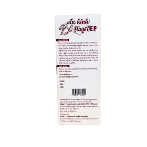 An Kinh Bổ Huyết EP lọ 50 viên