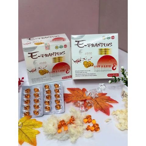 Viên Uống Vitamin E 4000mcg (Hộp 100 Viên) Dạng Vỉ - Hỗ trợ làm đẹp