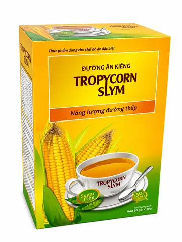 ĐƯỜNG ĂN KIÊNG TROPYCORN SLIM - Hộp 50 gói 