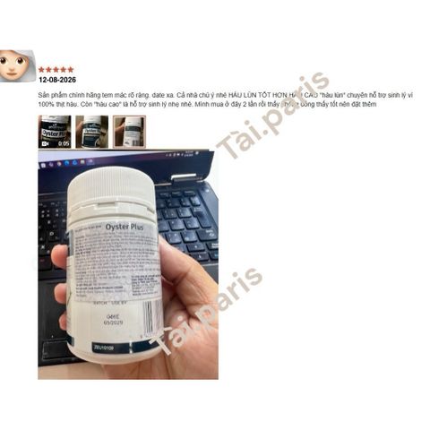 Viên Uống Hàu Biển Goodhealth Oyster Plus 60 viên -  Hỗ Trợ Bổ Sung Kẽm, Tăng Cường Sức Khỏe Cho Nam
