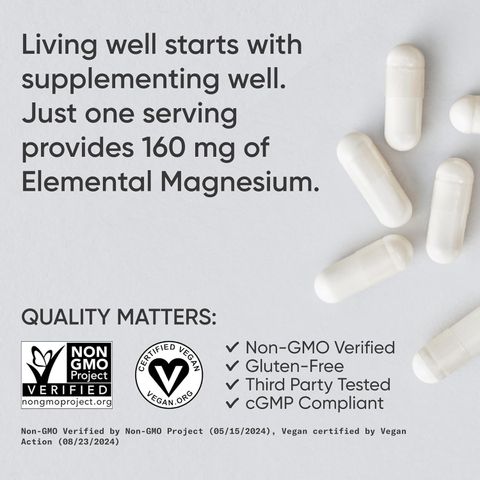 Viên Uống Magnesium Glycinate Sports Research - Hỗ trợ hệ thần kinh cải thiện trí nhớ gảm căng thẳng sản xuất Mỹ