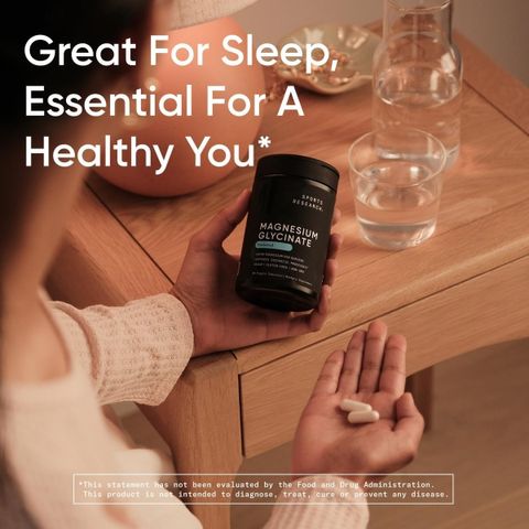 Viên Uống Magnesium Glycinate Sports Research - Hỗ trợ hệ thần kinh cải thiện trí nhớ gảm căng thẳng sản xuất Mỹ