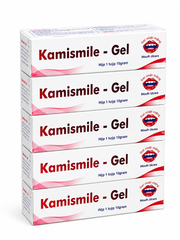 Gel Bôi Nhiệt Miệng Kamismile Gel - Tuyp 10 Gram