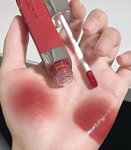 Không Vỏ Hộp - Son kem Dior 🌸 Addict Lip Tint Batom Líquido Tom Natural Rose 5 ml