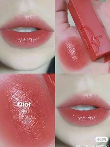 Không Vỏ Hộp - Son kem Dior 🌸 Addict Lip Tint Batom Líquido Tom Natural Rose 5 ml