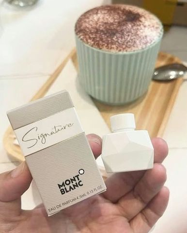 Nước hoa Mont Blanc Signature 4.5ml EDP thơm sang trọng, giá tốt 🏷️ săn ngay kẻo lỡ