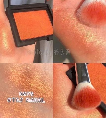 Set trang điểm gồm Má hồng Nars (màu  taj mahal 4020) + Che khuyết điểm tặng  kèm Vòng Cổ ngọc trai