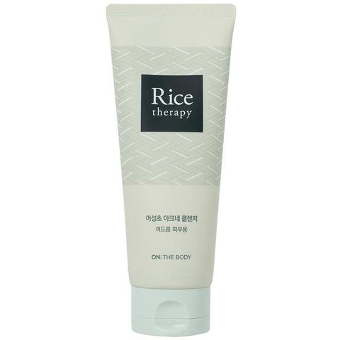Sữa rửa mặt ngừa mụn On: The Body Rice Therapy Heartleaf Acne Cleanser 150ml